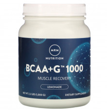 MRM, BCAA + G 1000, со вкусом лимонада, 2,2 фунта (1000 г)