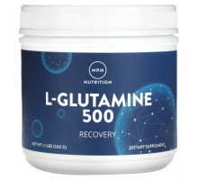 L-карнитин и L-глютамин MRM Nutrition, L-глютамин 500 г (1,1 фунта)