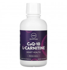 MRM, COQ-10 with L-Carnitine, Orange-Vanilla, 100 mg / 1,000 mg, 16 fl oz (480 ml)