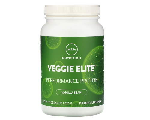 MRM, Smooth Veggie Elite, мощный протеин, ванильные бобы, 1,020 г MRM, Smooth Veggie Elite, мощный протеин, ванильные бобы, 1,020 г