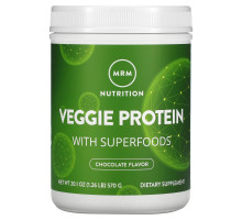 MRM, 100% All Natural Veggie Protein with Superfoods, Chocolate, 20.1 oz (570 g)