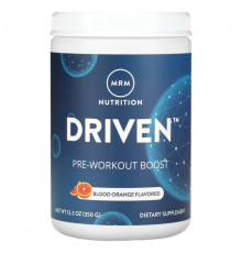 Аминокислоты MRM Nutrition, DRIVEN, предтренировочная добавка, красный апельсин, 350 г (12,3 унции)