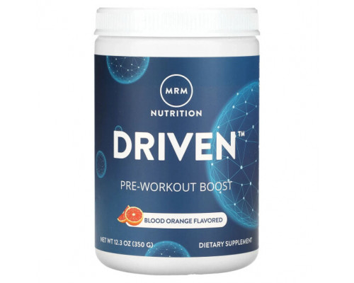 Аминокислоты MRM Nutrition, DRIVEN, предтренировочная добавка, красный апельсин, 350 г (12,3 унции) Аминокислоты MRM Nutrition, DRIVEN, предтренировочная добавка, красный апельсин, 350 г (12,3 унции)