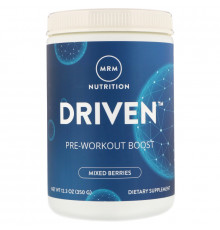 MRM Driven Формула перед тренировкой без сахара ягодный микс 12.3 унции (350 г)