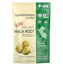 MRM Nutrition, Raw Organic Maca Root Powder, 8.5 oz (240 g)
