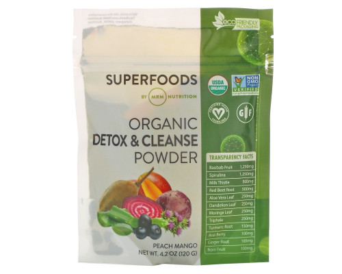 MRM, Organic Detox & Cleanse Powder, 4.2 oz (120 g) MRM, Organic Detox & Cleanse Powder, 4.2 oz (120 g)