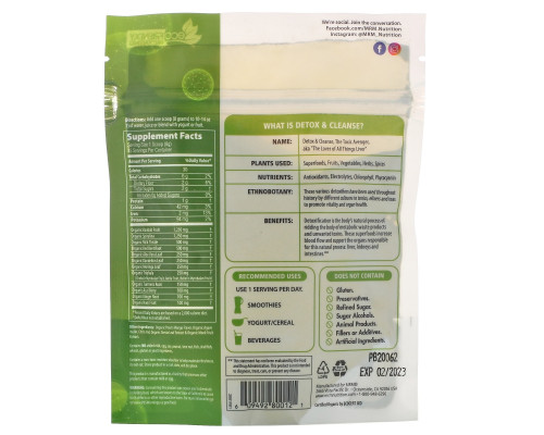 MRM, Organic Detox & Cleanse Powder, 4.2 oz (120 g) MRM, Organic Detox & Cleanse Powder, 4.2 oz (120 g)