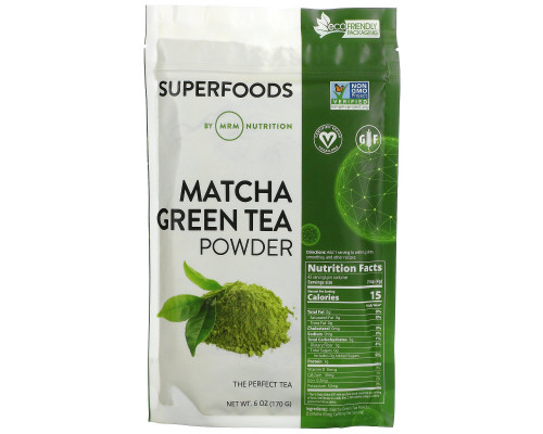 MRM, Raw Matcha Green Tea Powder, 6 oz (170 g) MRM, Raw Matcha Green Tea Powder, 6 oz (170 g)