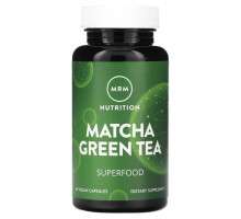 Зеленый кофе и гуарана MRM Nutrition, Зеленый чай матча, 60 веганских капсул