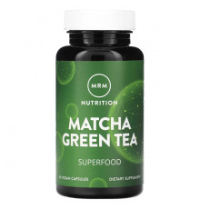 Зеленый кофе и гуарана MRM Nutrition, Зеленый чай матча, 60 веганских капсул