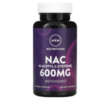 MRM Nutrition, Nac, N-Acetyl-L-Cysteine, 600 mg, 60 Vegan Capsules
