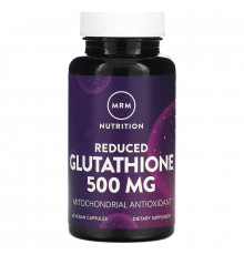 MRM Nutrition, С пониженным содержанием глутатиона, 500 мг, 60 веганских капсул