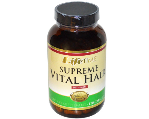 LifeTime Vitamins, Супер живые волосы с МSМ, 120 капсул LifeTime Vitamins, Супер живые волосы с МSМ, 120 капсул