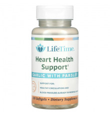 Чеснок LifeTime Vitamins, Поддержка здоровья сердца, 100 мягких таблеток