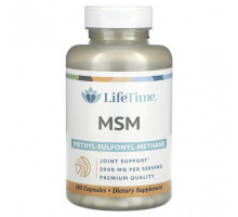 Глюкозамин, Хондроитин, МСМ LifeTime Vitamins, МСМ, 1000 мг, 180 капсул
