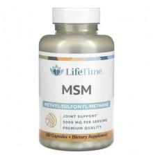 Глюкозамин, Хондроитин, МСМ LifeTime Vitamins, МСМ, 1000 мг, 180 капсул