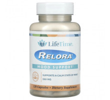 Для нервной системы LifeTime Vitamins, Relora, поддержка настроения, 250 мг, 120 капсул