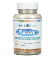Для нервной системы LifeTime Vitamins, Relora, поддержка настроения, 250 мг, 120 капсул