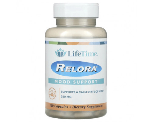 Для нервной системы LifeTime Vitamins, Relora, поддержка настроения, 250 мг, 120 капсул Для нервной системы LifeTime Vitamins, Relora, поддержка настроения, 250 мг, 120 капсул
