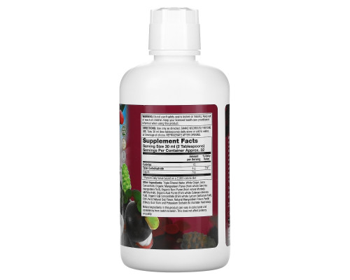 LifeTime Vitamins, Life's Basics, Смесь соков суперфруктов 4-в-1, асаи, гарциния, нони и годжи, 32 ж. унц.(946 мл) LifeTime Vitamins, Life's Basics, Смесь соков суперфруктов 4-в-1, асаи, гарциния, нони и годжи, 32 ж. унц.(946 мл)