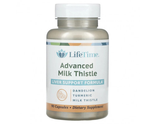 Растительные экстракты и настойки LifeTime Vitamins, Расторопша, 90 капсул Растительные экстракты и настойки LifeTime Vitamins, Расторопша, 90 капсул