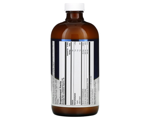 LifeTime Vitamins, Цитрат кальция и магния плюс витамин D3, оригинальный, со вкусом апельсина и ванили, 16 жидких унций (473 мл)