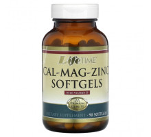 Кальций LifeTime Vitamins, Cal-Mag-Zinc с витамином D, 90 мягких таблеток