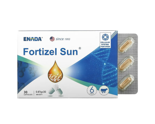 ENADA, Fortizel Sun, Cellular System Fortifier, 30 Capsules ENADA, Fortizel Sun, Cellular System Fortifier, 30 Capsules