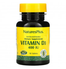 Nature's Plus, Vitamin D3, 400 IU, 90 Tablets
