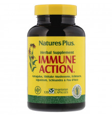 Nature's Plus, Иммуностимулирующее средство Immune Action, 120 растительных капсул