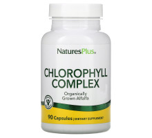 Nature's Plus, Натуральный хлорофилл, 90 растительных капсул