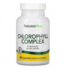 Nature's Plus, Натуральный хлорофилл, 90 растительных капсул