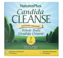 NaturesPlus, Candida Cleanse, 7 Day Program, 2 Bottles, 28 Capsules Each