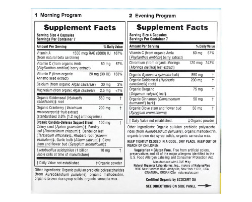 NaturesPlus, Candida Cleanse, 7 Day Program, 2 Bottles, 28 Capsules Each NaturesPlus, Candida Cleanse, 7 Day Program, 2 Bottles, 28 Capsules Each