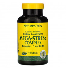 Nature's Plus, Мега-стрессовый комплекс, 90 таблеток