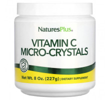 От гриппа и простуды NaturesPlus, Микрокристаллы витамина C, 227 г (8 унций)