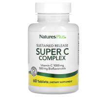 NaturesPlus, Sustained Release Super C Complex, 60 Tablets