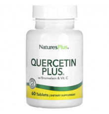 Биофлавоноиды NaturesPlus, Quercetin Plus, 60 таблеток