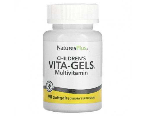 Витаминно-минеральные комплексы NaturesPlus, Витаминные мультивитамины для детей, апельсин, 90 мягких таблеток Витаминно-минеральные комплексы NaturesPlus, Витаминные мультивитамины для детей, апельсин, 90 мягких таблеток