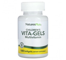 Витаминно-минеральные комплексы NaturesPlus, Витаминные мультивитамины для детей, апельсин, 180 мягких таблеток