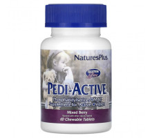 Детское здоровье NaturesPlus, Pedi-Active, ягодное ассорти, 60 жевательных таблеток
