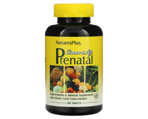 Женское здоровье NaturesPlus, Source of Life, для беременных, 180 таблеток Женское здоровье NaturesPlus, Source of Life, для беременных, 180 таблеток