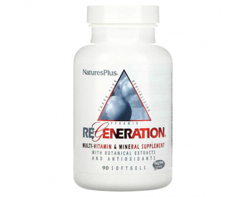 Витаминно-минеральные комплексы Regeneration, Multi-Vitamin & Mineral Supplement, 90 Softgels Витаминно-минеральные комплексы Regeneration, Multi-Vitamin & Mineral Supplement, 90 Softgels