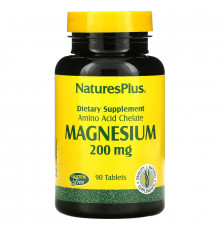 Nature's Plus, Магний, 200 мг, 90 таблеток