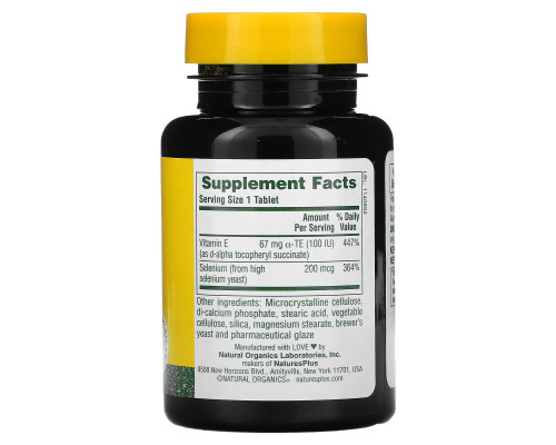 Nature's Plus, Super Selenium, супер селен, 200 мкг, 90 таблеток Nature's Plus, Super Selenium, супер селен, 200 мкг, 90 таблеток