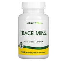 NaturesPlus, Trace-Mins, Trace Mineral Complex, 180 Tablets