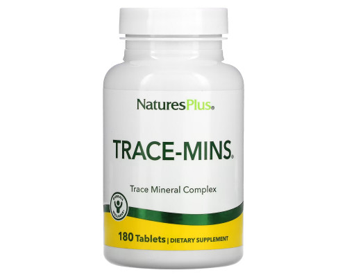 NaturesPlus, Trace-Mins, Trace Mineral Complex, 180 Tablets NaturesPlus, Trace-Mins, Trace Mineral Complex, 180 Tablets