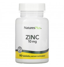 Nature's Plus, Цинк, 10 мг, 90 таблеток