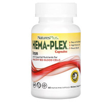Nature's Plus, Hema-Plex, 60 вегетарианских капсул