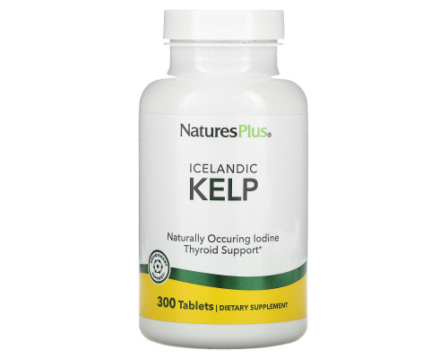 Nature's Plus, Норвежские бурые водоросли, 300 таблеток Nature's Plus, Норвежские бурые водоросли, 300 таблеток
